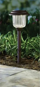 Member's Mark Solar LED Pathway Lights, Stainless Steel 12 Lumens (6 Pack) by Outdoor Solar Outlet