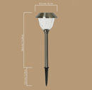 Member's Mark Solar LED Pathway Lights, Stainless Steel 12 Lumens (6 Pack) by Outdoor Solar Outlet