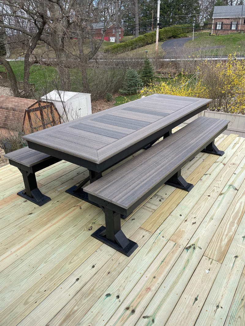 Trestle X Outdoor Bench