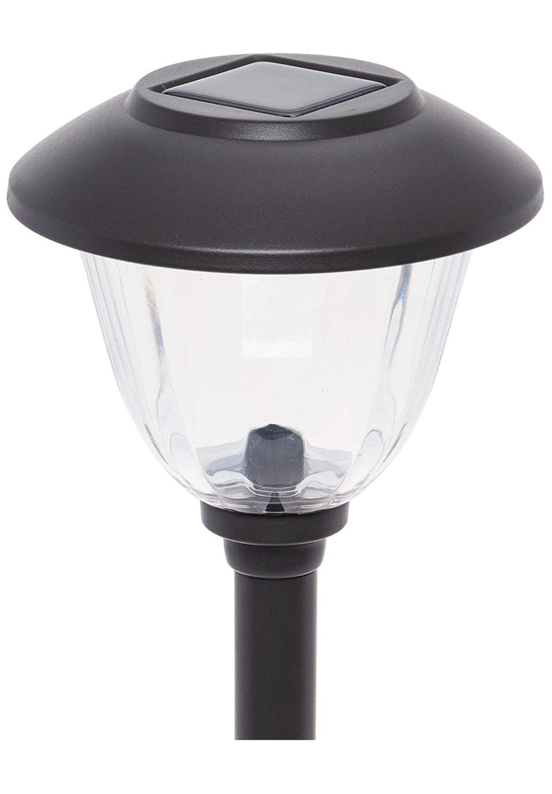 Energizer Solar Outdoor Pathway Lights Stainless Steel And Glass LED Lights- 8 Pack