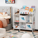 Kids Toy and Book Organizer Children with Storage Bins by LJGDeals