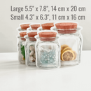 Reusable Airtight Mason Jar Ziplock Bags - Food Storage Solution with Airtight Seal, Washable & Eco-Friendly