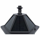 SmartYard Outdoor Solar LED Lamp Post 300 Lumen 90 Inch Tall