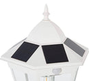 SmartYard 77" Solar Lamp Post Light, Waterproof Aluminum And Glass Outdoor Vintage Post Lamp by Outdoor Solar Outlet