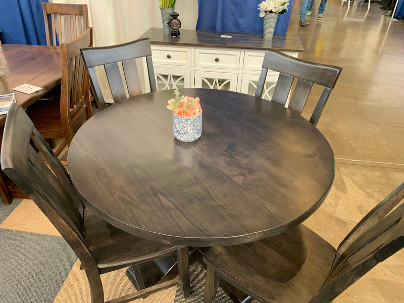 Banks Pedestal Round Dining Table