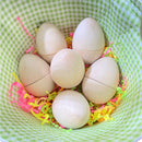 6 Pcs Magnetic Natural Wooden Eggs