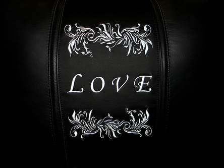 Love Floral Horizontal Silver Logo Panel