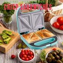 PREMIUS Ceramic Non-Stick Double Slice Sandwich Maker, 8.25x4.75 Inch Mold