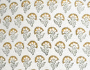 Floral Pillow Cover in Marigold