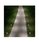 Member's Mark Solar LED Pathway Lights, Oil-Rubbed Glass And Metal(8 Pack)