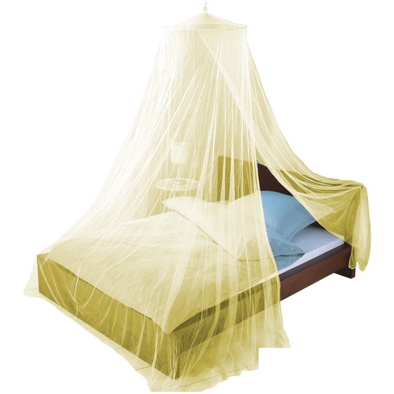 Just Relax Elegant Mosquito Net Bed Canopy Set, Yellow, Twin-Full