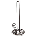 Home Basics Scroll Collection Paper Towel Holder, Bronze, 6x6x13.5 Inches
