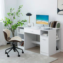 Sewing Craft Table Home Office Computer Desk with Storage Shelves and Drawer by LJGDeals