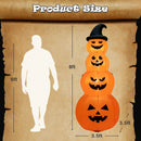 8 Feet Inflatable Halloween Pumpkins Stack with Built-in LED Lights by LJGDeals