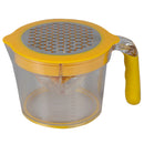 Home Basics 4-In-1 Grater With Citrus Juicer, Lemon Yellow, 13.5 Ounces