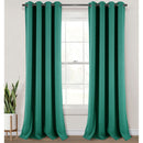 Salem Faux Linen Room Darkening Grommet Window Panel, 54x84 Inches