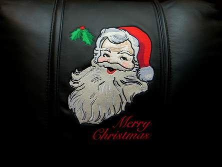 Relax Home Theater Recliner with Santa Claus Merry Christmas Logo