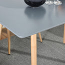 47.2"L x 31.5"W Rectangular Dining Table - grey