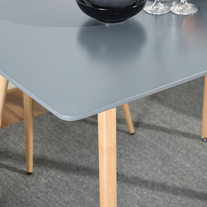 47.2"L x 31.5"W Rectangular Dining Table - grey