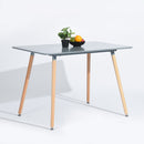 47.2"L x 31.5"W Rectangular Dining Table - grey