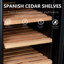 35L Cigar Humidors with Cooling and Heating Function, 250Counts Capacity Cigar Humidor Humidifiers with Constant Temperature Controller, Father's Day Gift for Men