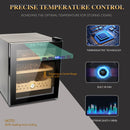 50L Cigar Humidors with Cooling and Heating Function, 300 Counts Capacity Cigar Humidor Humidifiers with Constant Temperature Controller, Father's Day Gift for Men