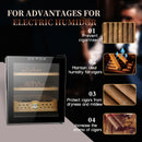 50L Cigar Humidors with Cooling and Heating Function, 300 Counts Capacity Cigar Humidor Humidifiers with Constant Temperature Controller, Father's Day Gift for Men