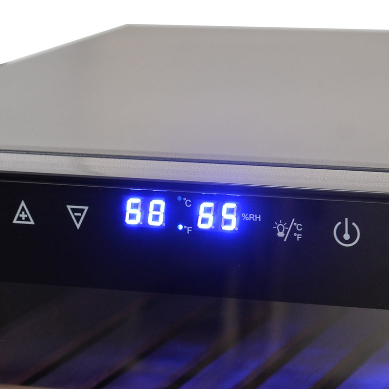 50L Cigar Humidors with 3-IN-1 Cooling, Heating & Humidity Control, 250 Counts Capacity Cigar Humidor Humidifiers with Constant Temperature Controller, Father's Day Gift for Men