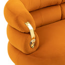 Accent Chair, leisure chair with Golden feet