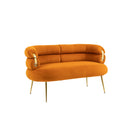 Accent Chair, leisure chair with Golden feet