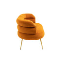 Accent Chair, leisure chair with Golden feet