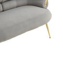 Accent Chair, leisure chair with Golden feet