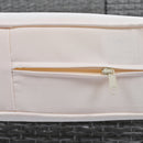 6-Piece Patio Outdoor Conversation Round Sofa Set, PE Wicker Rattan Separate Seating Group with Coffee Table, Beige