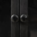 78-inch Wooden Greenhouse Cold Frame with 4 Independent Skylights and 2 Folding Middle Shelves, Walk-in Outdoor Greenhouse, Black