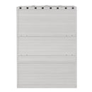 78-inch Wooden Greenhouse Cold Frame with 4 Independent Skylights and 2 Folding Middle Shelves, Walk-in Outdoor Greenhouse, White