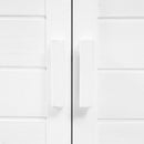 65inch Garden Potting Bench Table, Fir Wood Workstation with Storage Shelf, Drawer and Cabinet, White