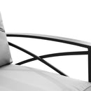 3pcs rocking rattan set wholesale leisure chair outdoor rattan rocking chair set grey