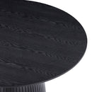 47.24 inch MDF Dining Table Kitchen Table Small Space Dining Table for Living Room, Kitchen, Home, Apartment Black