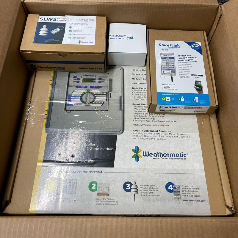 WEATHERMATIC SmartLink 24 Station Indoor/Outdoor Controller M1NA Aircard SL4824 Bundle (New)