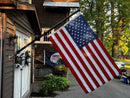 Phoenix 6FT Commercial Aluminum Outrigger Flag Pole Set USA Flag