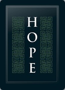 Hope Deco Vertical Sage Logo Panel