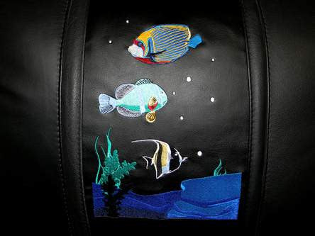 Relax Home Theater Recliner with Under The Sea Logo Panel