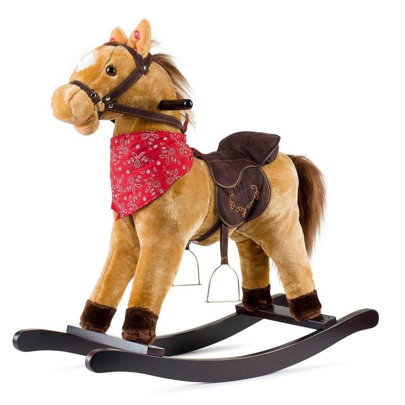 JOON Cowboy Rocking Horse Pony, Tan