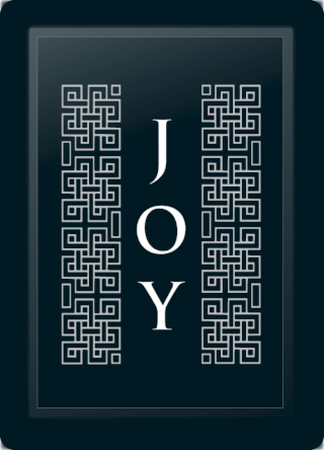 Joy Deco Vertical Silver Logo Panel