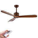 52 Inch Modern Ceiling Fan Indoor Outdoor Brushed Nickel Finish with Remote by LJGDeals