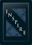 Inspire Deco Diagonal Blue Logo Panel