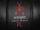 Scorpio Red Logo Panel
