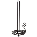 Home Basics Scroll Collection Paper Towel Holder, Bronze, 6x6x13.5 Inches