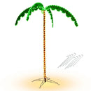 7 Feet LED Pre-lit Palm Tree Decor with Light Rope by LJGDeals