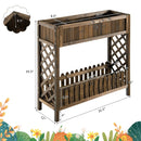 2-Tier Wood Raised Garden Bed for Vegetable and Fruit by LJGDeals